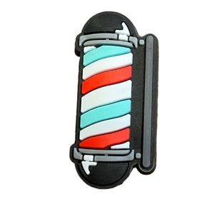 Barber Shop Croc Charm